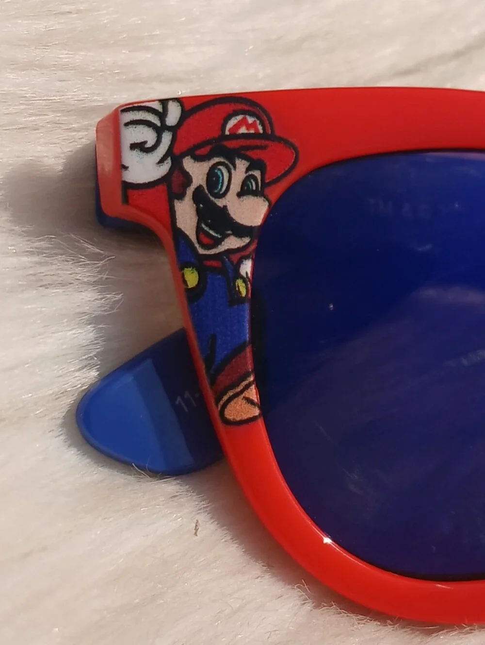 Super Mario Sunglasses Red Blue Yellow Star Nintendo Gamer Kids Childrens